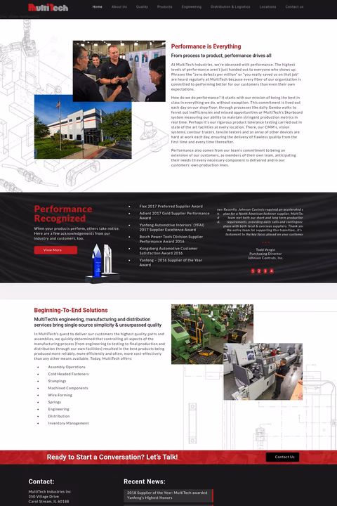 Multitech-Industries Homepage 1440px
