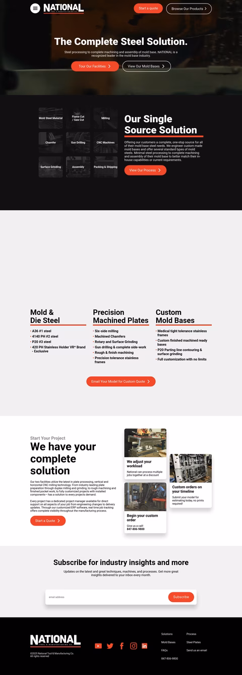 National-Tool Homepage 1440px