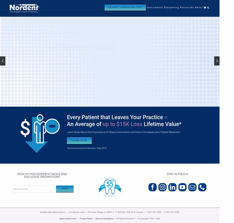 Nordent-Manufacturing Homepage 1440px