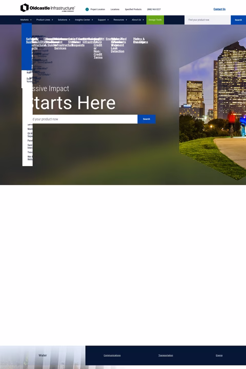 Oldcastle-Infrastructure Homepage 1440px