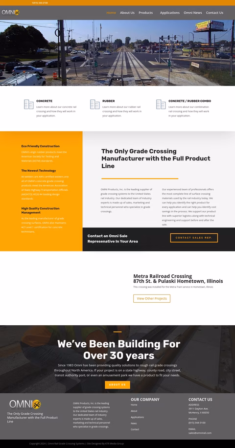Omni-Products Homepage 1440px