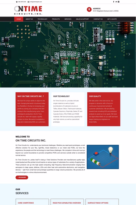 On-Time-Circuits Homepage 1440px