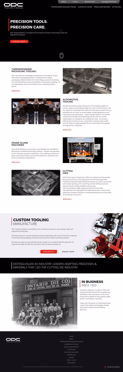 Ontario-Die-Usa Homepage 1440px