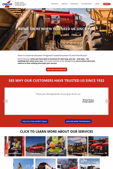 Osco-Oil Homepage 1440px