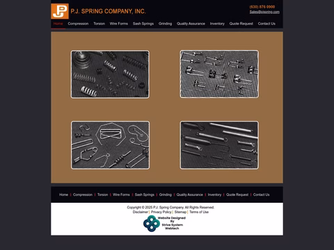 Pj-Spring-Company Homepage 1440px