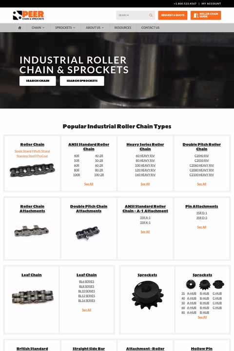 Peer-Chain-Company Homepage 1440px