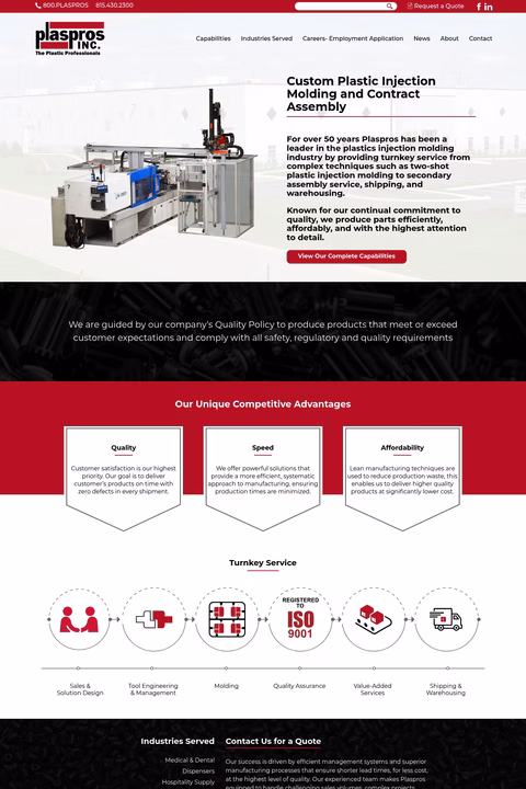 Plaspros Homepage 1440px