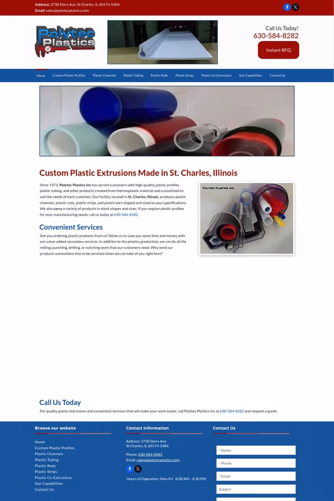 Polytec-Plastics Homepage 1440px