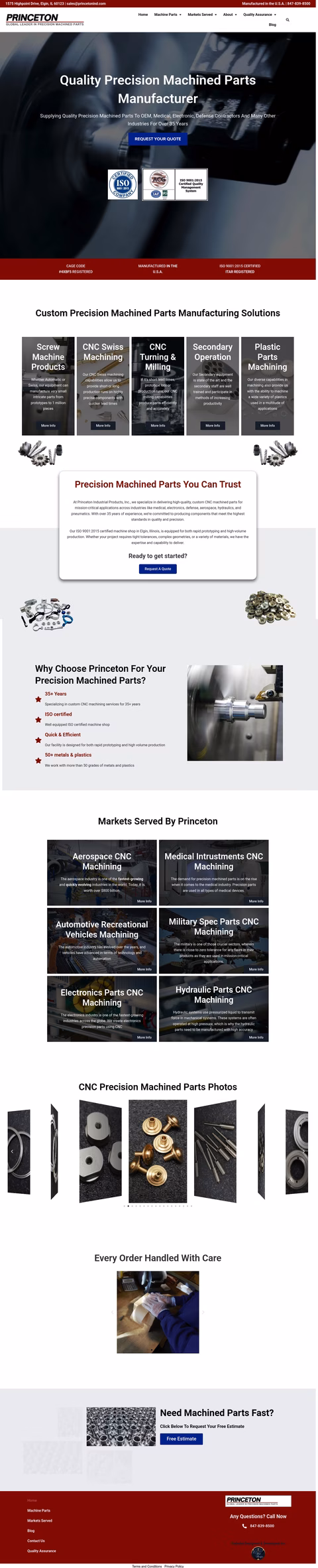 Princeton-Industrial-Products Homepage 1440px