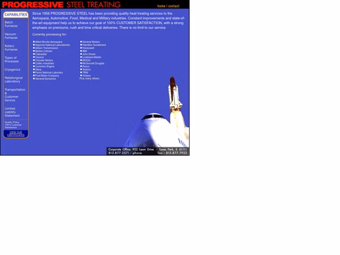 Progressive-Steel-Treating Homepage 1440px