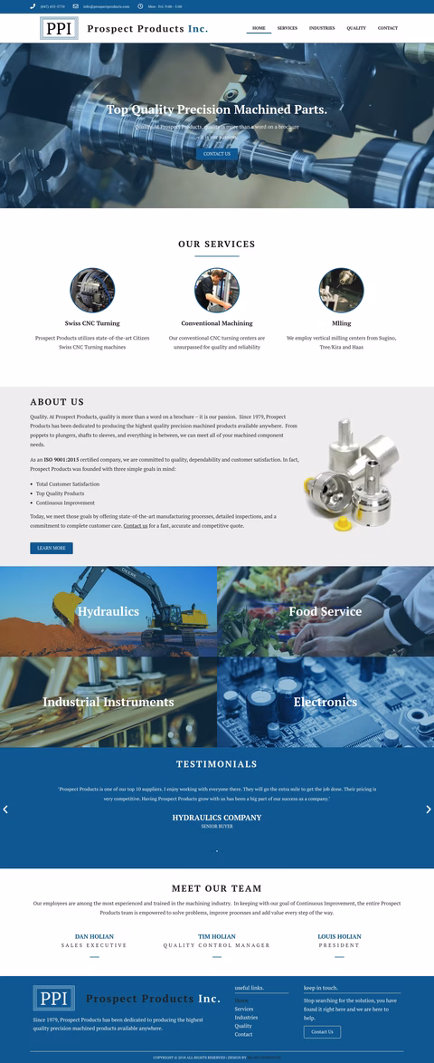 Prospect-Products Homepage 1440px