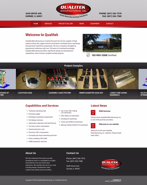 Qualitek-Manufacturing Homepage 1440px