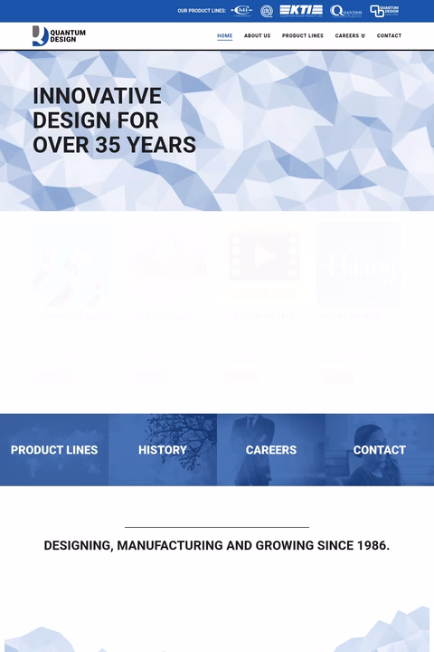 Quantum-Design-International Homepage 1440px