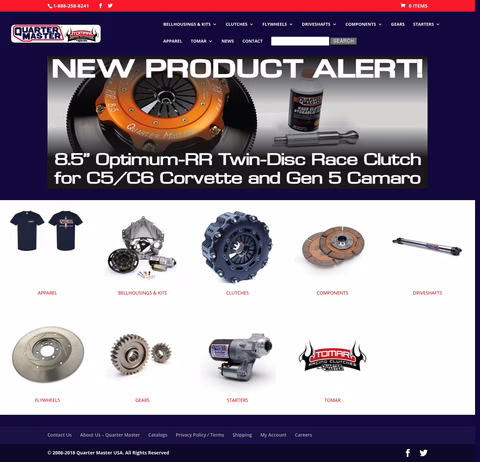 Quartermaster-Industries Homepage 1440px