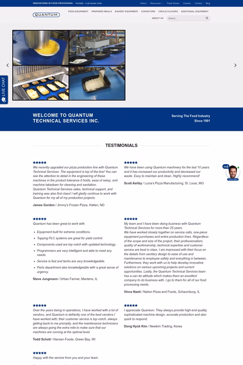 Quantum-Technical-Services Homepage 1440px