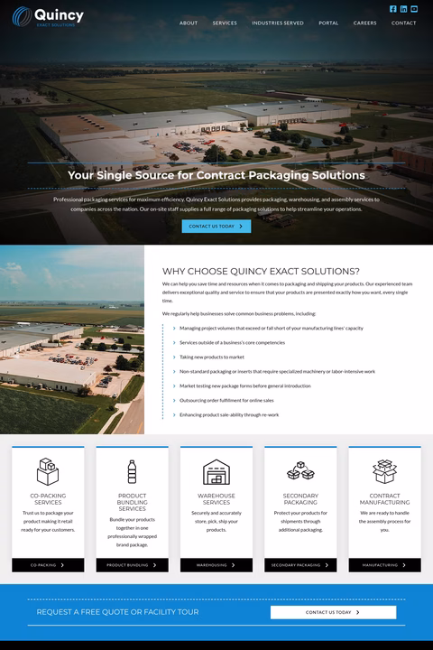 Quincy-Exact-Solutions Homepage 1440px