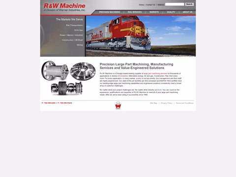 R-W-Machine-Tool-Works Homepage 1440px