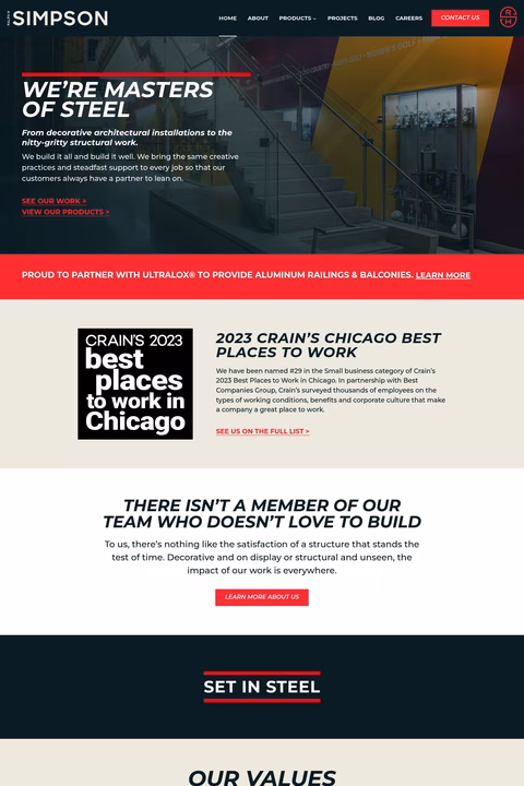 Ralph-H-Simpson-Co Homepage 1440px