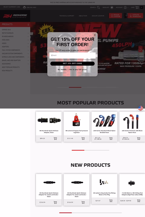 Redhorse-Performance Homepage 1440px