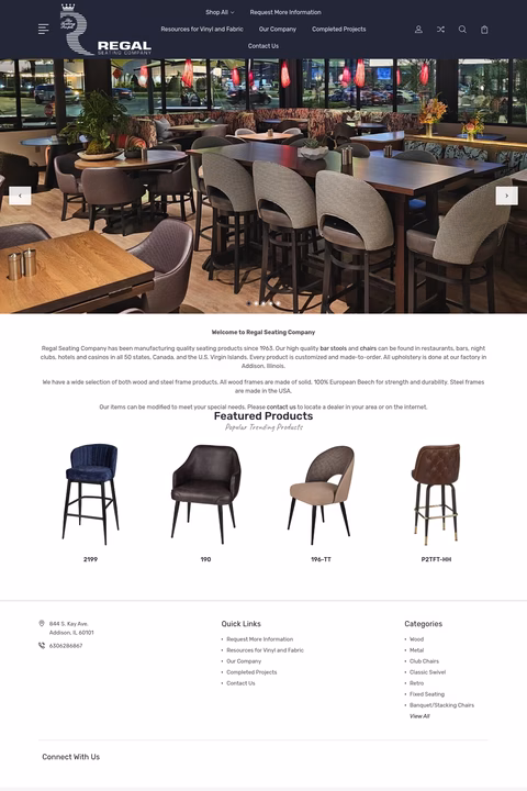 Regal-Manufacturing-Co Homepage 1440px