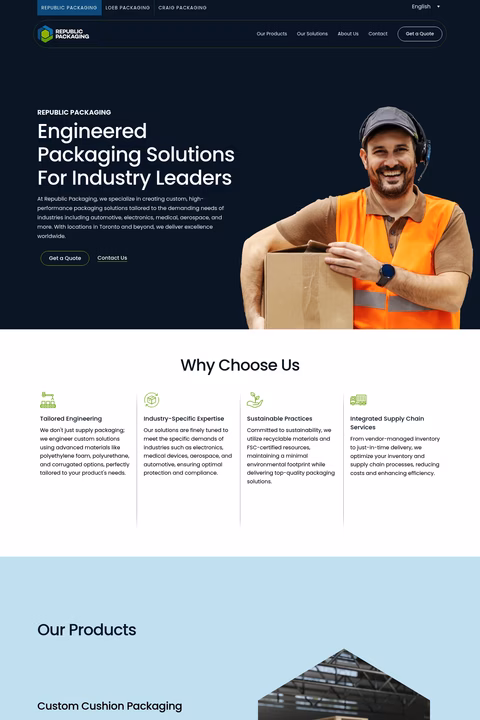 Republic-Packaging-Corporation Homepage 1440px