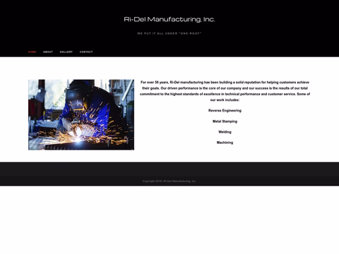 Ri-Del-Manufacturing Homepage 1440px