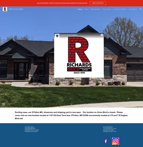 Richards-Brick-Company Homepage 1440px
