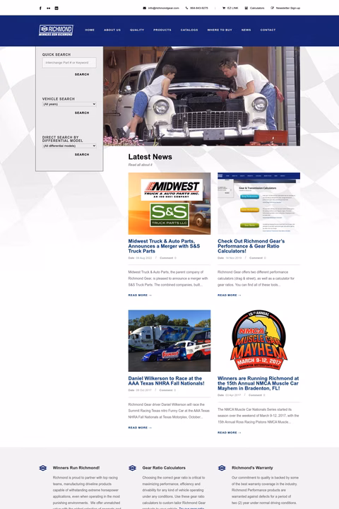 Richmond-Gear Homepage 1440px