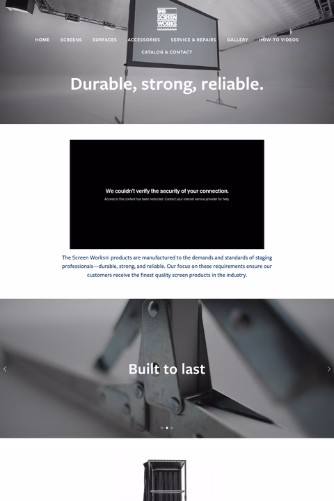 Screen-Works Homepage 1440px