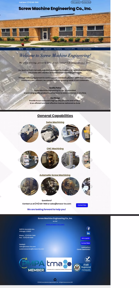 Screw-Machine-Engineering Homepage 1440px