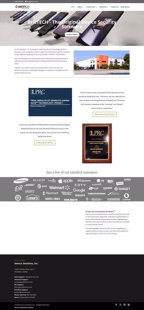 Sennco-Solutions Homepage 1440px