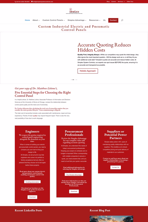 Simplex-System-Controls Homepage 1440px