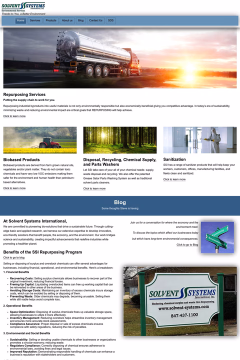 Solvent-Systems-International Homepage 1440px