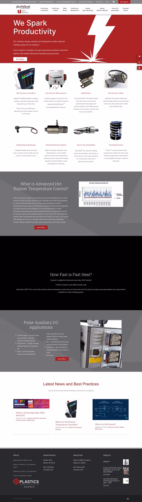 Spark-Industries Homepage 1440px