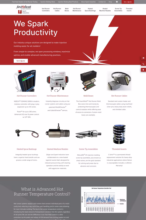 Spark-Industries Homepage 1440px