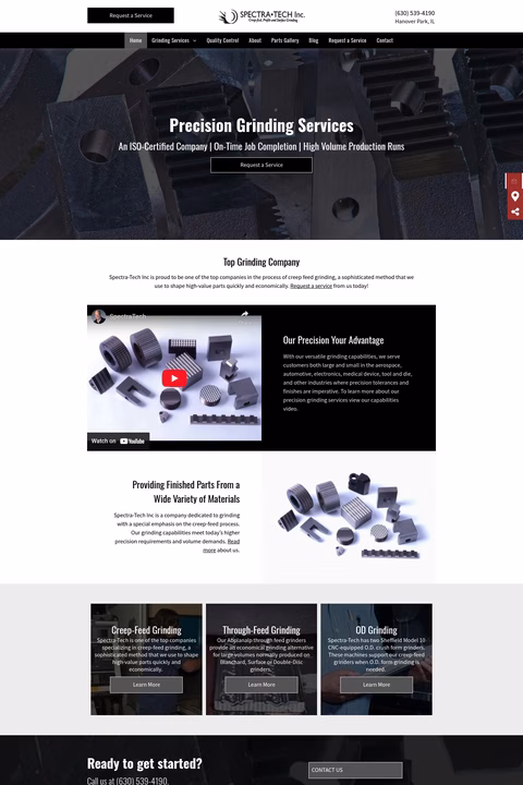 Spectra-Tech-Inc Homepage 1440px