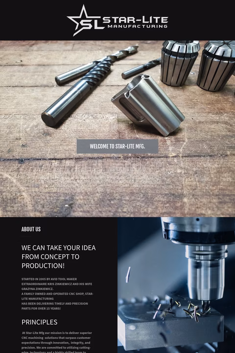 Star-Lite-Manufacturing Homepage 1440px
