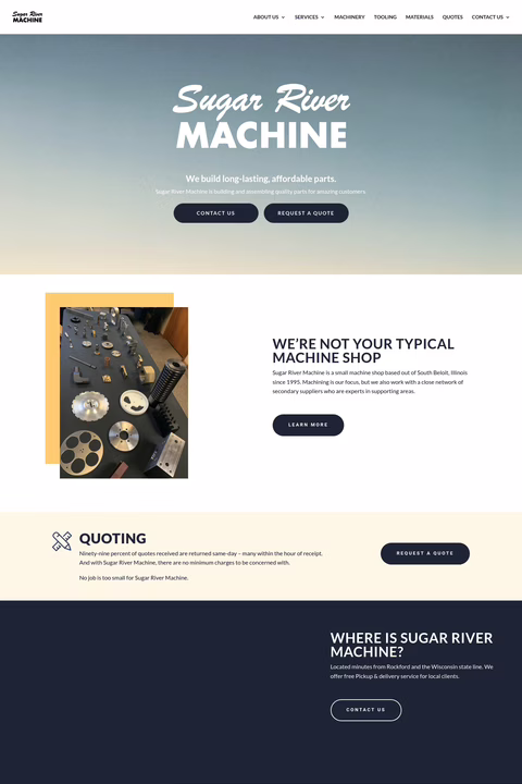 Sugar-River-Machine Homepage 1440px