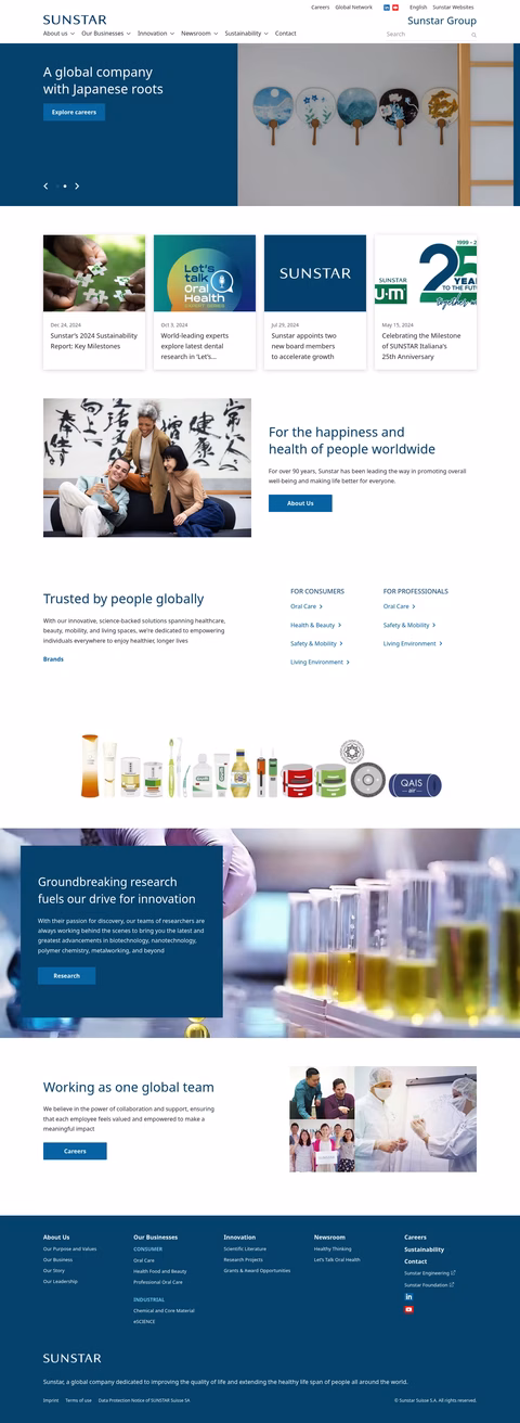 Sunstar-Americas Homepage 1440px