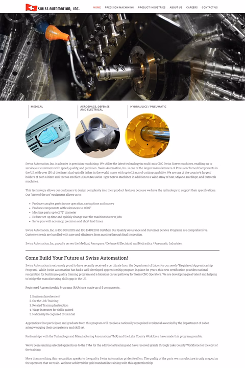 Swiss-Automation Homepage 1440px