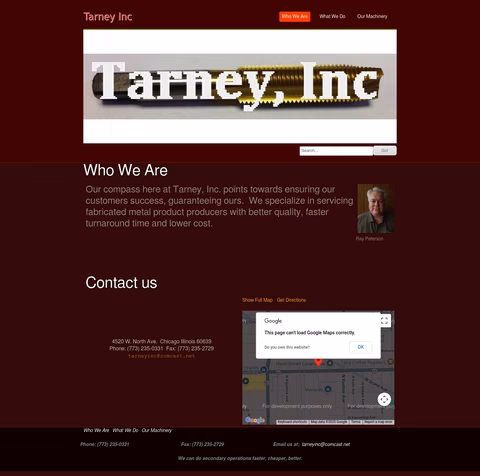 Tarney-Inc Homepage 1440px