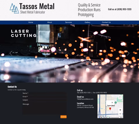 Tassos-Metal Homepage 1440px