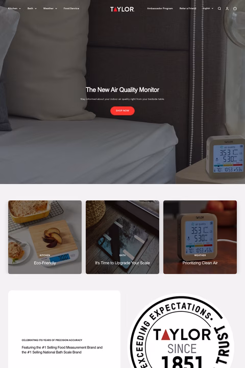 Taylor-Precision-Products Homepage 1440px