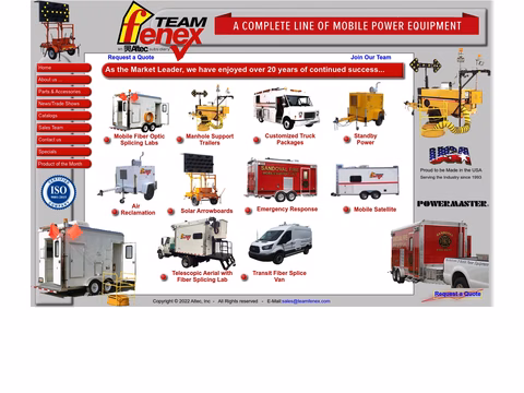 Team-Fenex Homepage 1440px