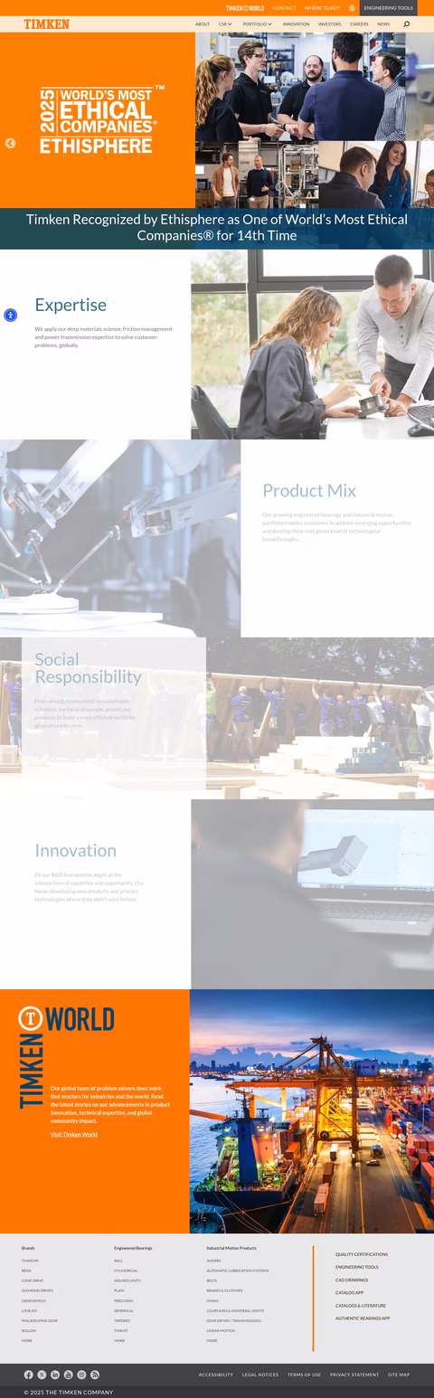 The-Timken-Company Homepage 1440px