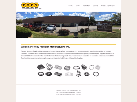 Topy-Precision-Manufacturing Homepage 1440px
