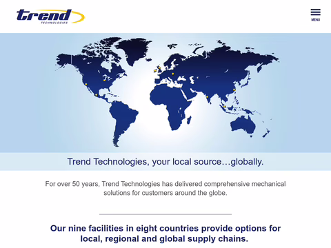 Trend-Technologies Homepage 1440px