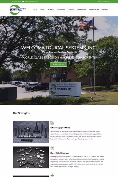 Ucal-Systems Homepage 1440px