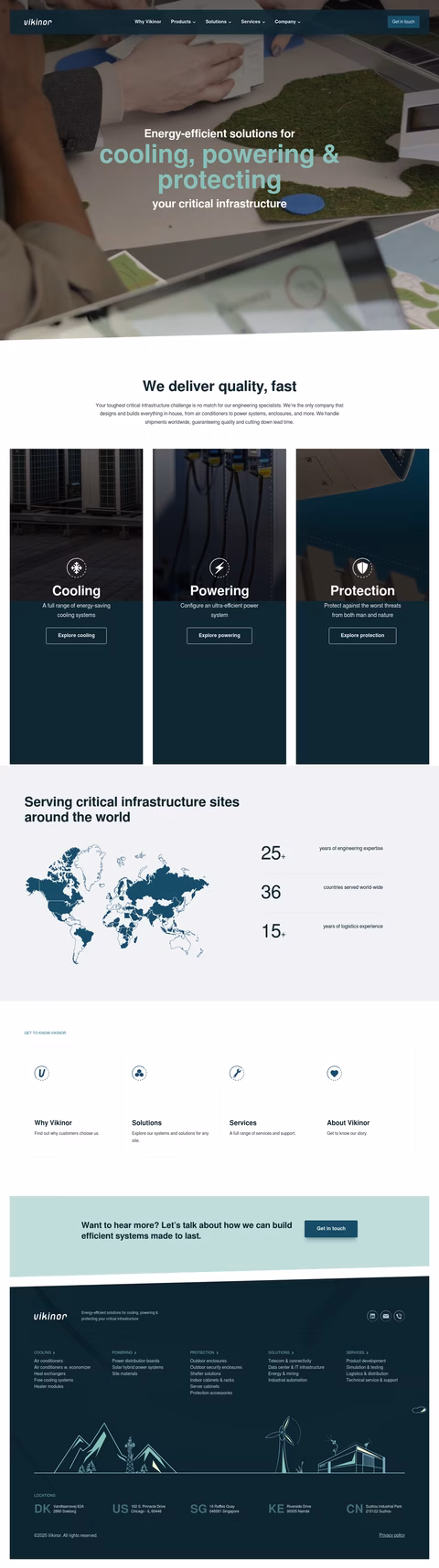 Vikinor Homepage 1440px