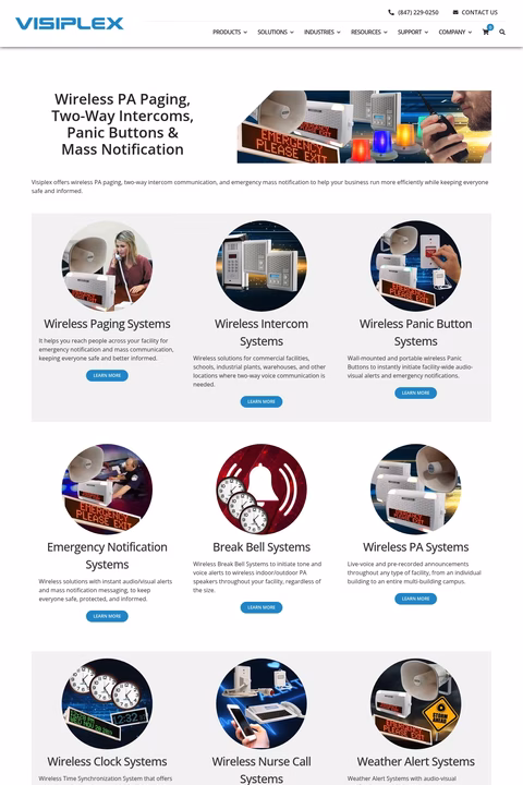 Visiplex Homepage 1440px